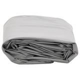 Vidaxl dekzeil 650 g m² ø 2,2 m grijs