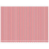 Vidaxl vervangingsdoek voor luifel gestreept 5x3,5 m rood en wit
