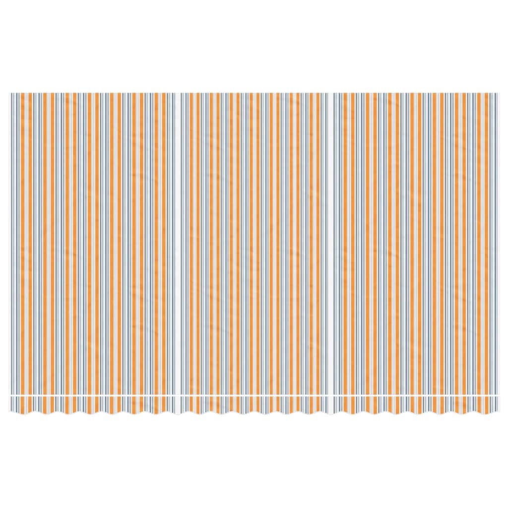 Vidaxl vervangingsdoek voor luifel gestreept 5x3 m meerkleurig