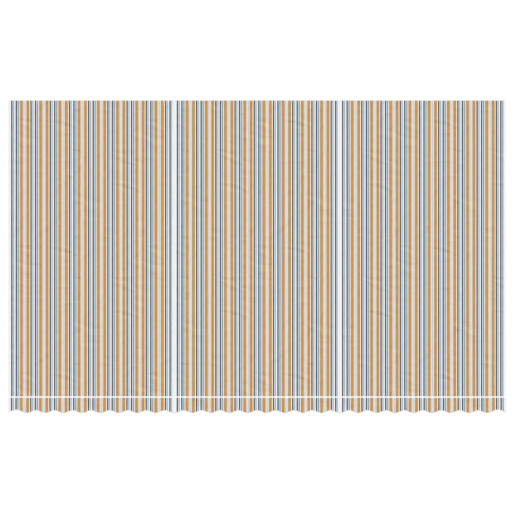 Vidaxl vervangingsdoek voor luifel gestreept 6x3,5 m meerkleurig