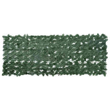 Vidaxl balkonscherm met donkergroene bladeren 200x75 cm