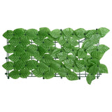 Vidaxl balkonscherm met groene bladeren 200x100 cm