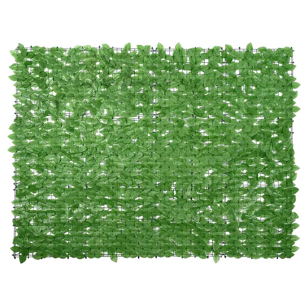 Vidaxl balkonscherm met groene bladeren 200x150 cm