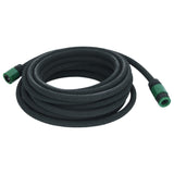 Vidaxl druppelslang 0,6'' 10 m rubber zwart