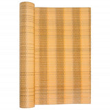 Vidaxl balkonscherm 400x90 cm poly rattan lichtbruin