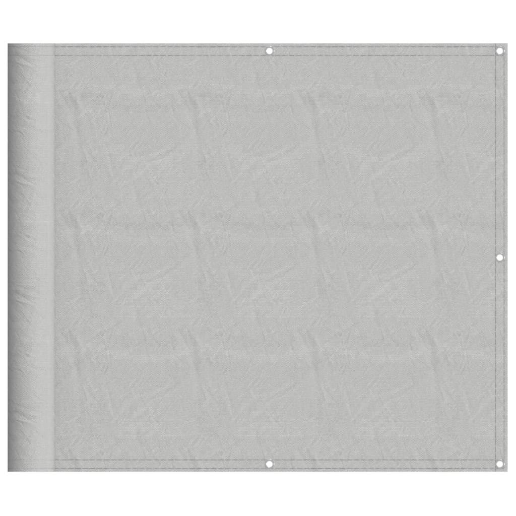 Vidaxl balkonscherm 90x300 cm 100% oxford polyester lichtgrijs