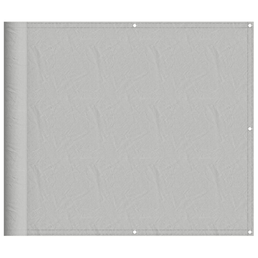 Vidaxl balkonscherm 90x400 cm 100% oxford polyester lichtgrijs