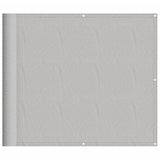 Vidaxl balkonscherm 90x500 cm 100% oxford polyester lichtgrijs