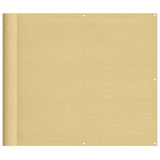 Vidaxl balkonscherm 90x500 cm 100% oxford polyester zandkleurig