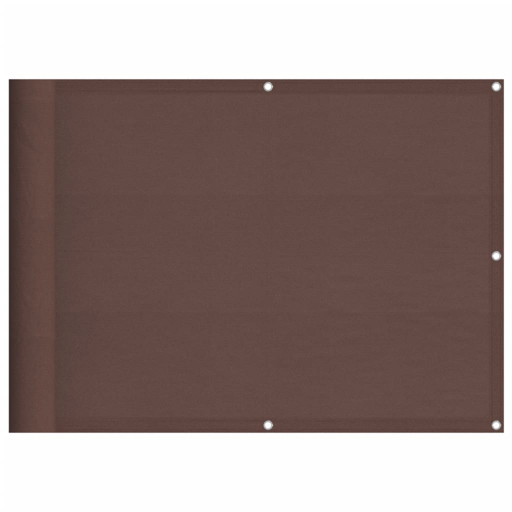 Vidaxl balkonscherm 75x700 cm 100% oxford polyester bruin