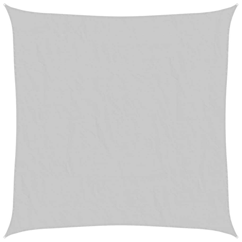 VidaXL Zonnezeil 7x7 m 100% polyester oxford lichtgrijs