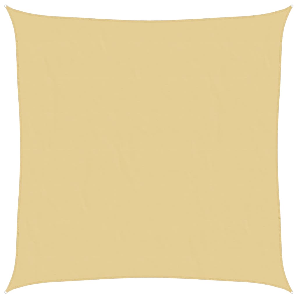 Vidaxl zonnezeil 2x2 m 100% polyester oxford zandkleurig
