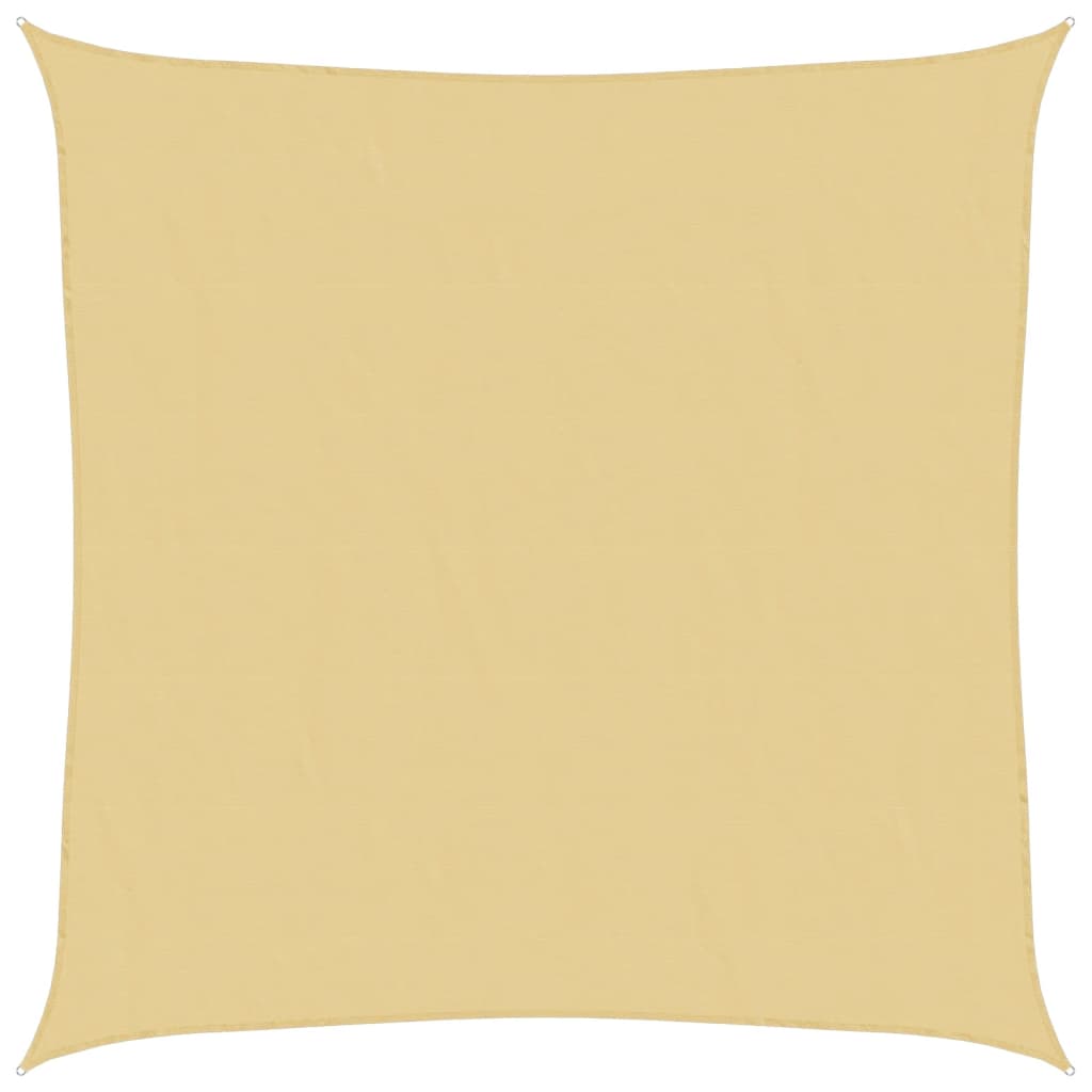 Vidaxl zonnezeil 3x3 m 100% polyester oxford zandkleurig