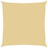 Vidaxl zonnezeil 4x4 m 100% polyester oxford zandkleurig