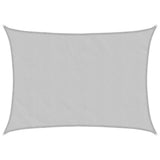Vidaxl zonnezeil 8x6 m 100% polyester oxford lichtgrijs