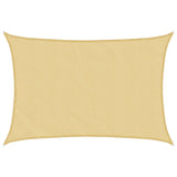 Vidaxl zonnezeil 3x2 m 100% polyester oxford zandkleurig
