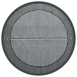 Vidaxl buitenkleed arakil ø120 cm pp grijs