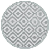 Vidaxl buitenkleed arakil ø 200 cm polypropeen grijs