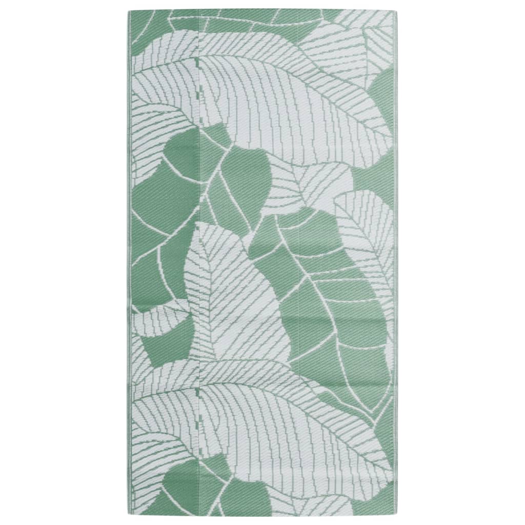 Vidaxl buitenkleed arakil 80x150 cm polypropeen groen