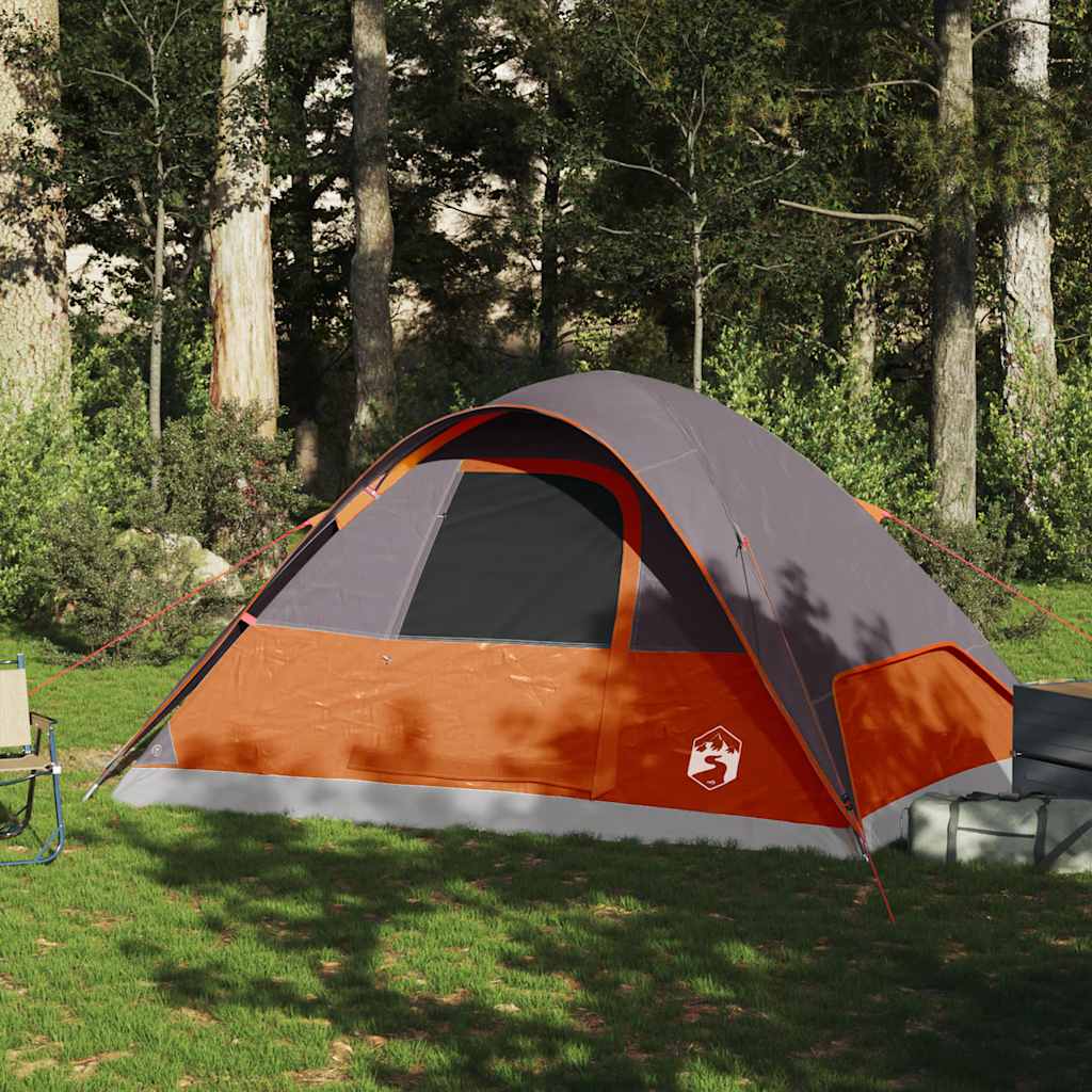 Vidaxl koepeltent 6-persoons waterdicht oranje