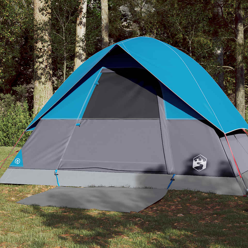 Vidaxl koepeltent 3-persoons waterdicht blauw