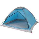Vidaxl koepeltent 4-persoons waterdicht blauw