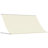 Vidaxl luifel uittrekbaar 300x150 cm stof en staal crèmekleurig
