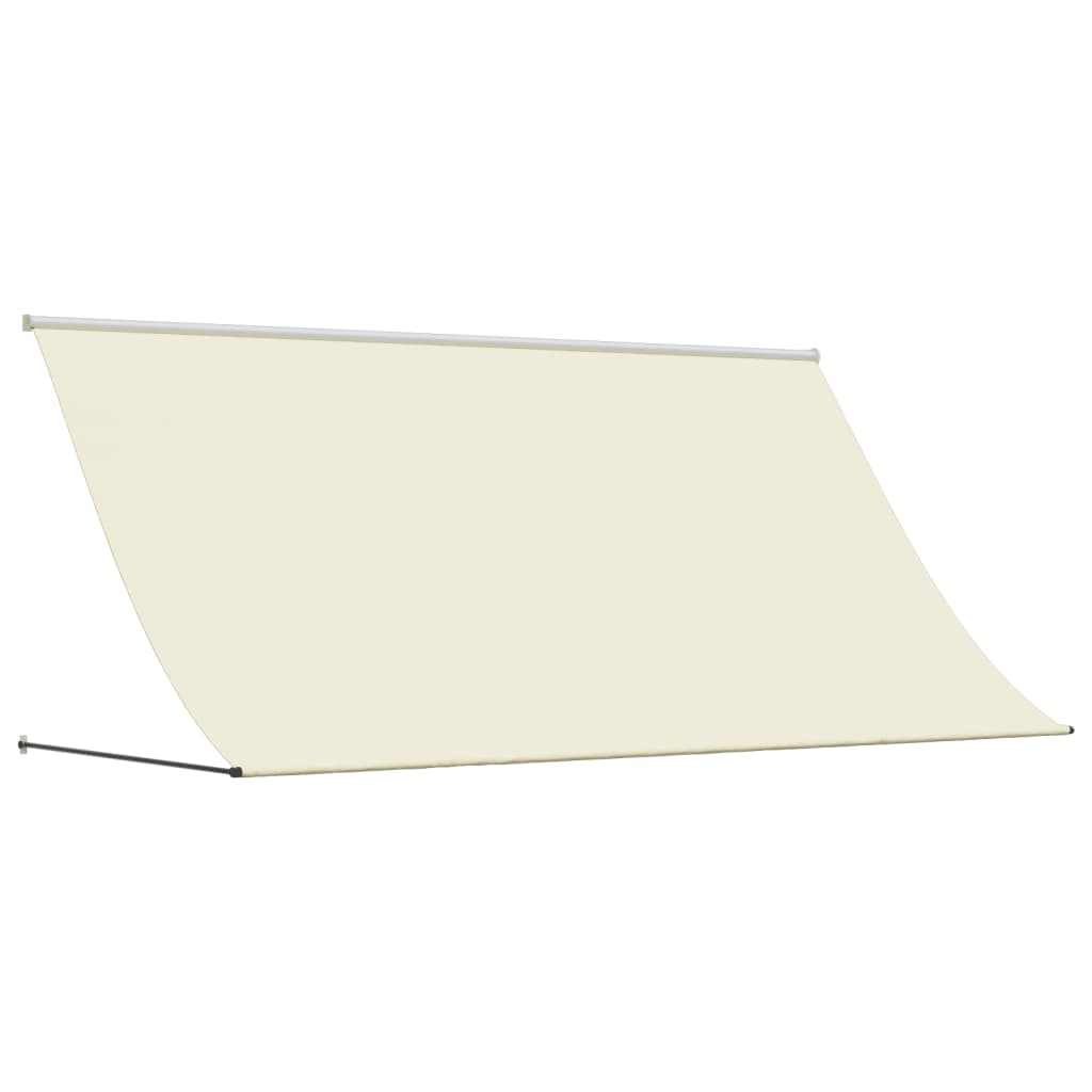 Vidaxl luifel uittrekbaar 300x150 cm stof en staal crèmekleurig