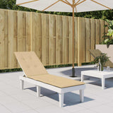 Vidaxl terrasstoelkussen (75+105) x 50 x 4 cm stof gemêleerd beige