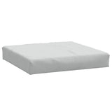 Vidaxl palletkussen 60x60x9,5 cm stof gemêleerd lichtgrijs
