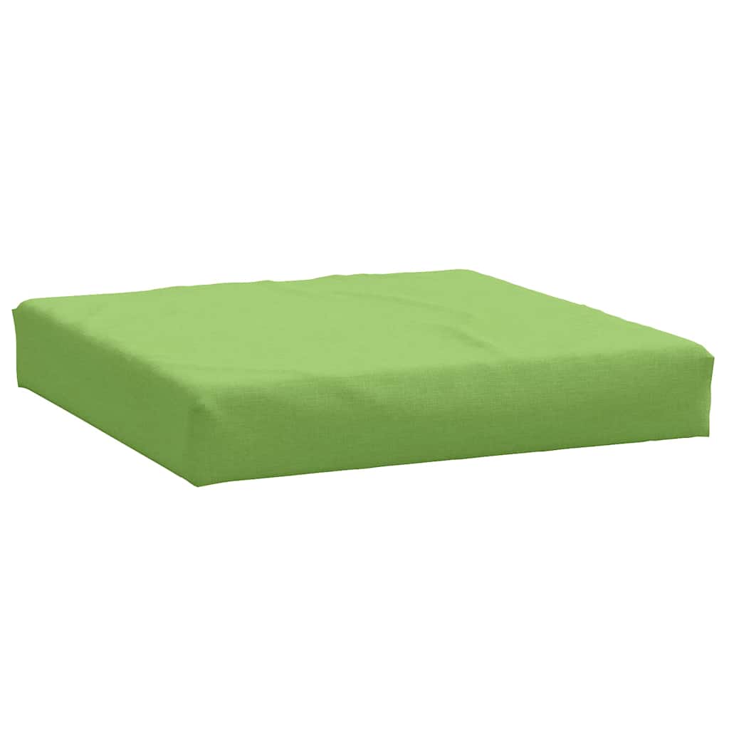 Vidaxl palletkussen 60x60x9,5 cm stof gemêleerd groen