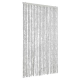 Vidaxl vliegengordijn 100x220 cm chenille grijs