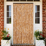 Vidaxl vliegengordijn 100x230 cm chenille okerkleurig en wit