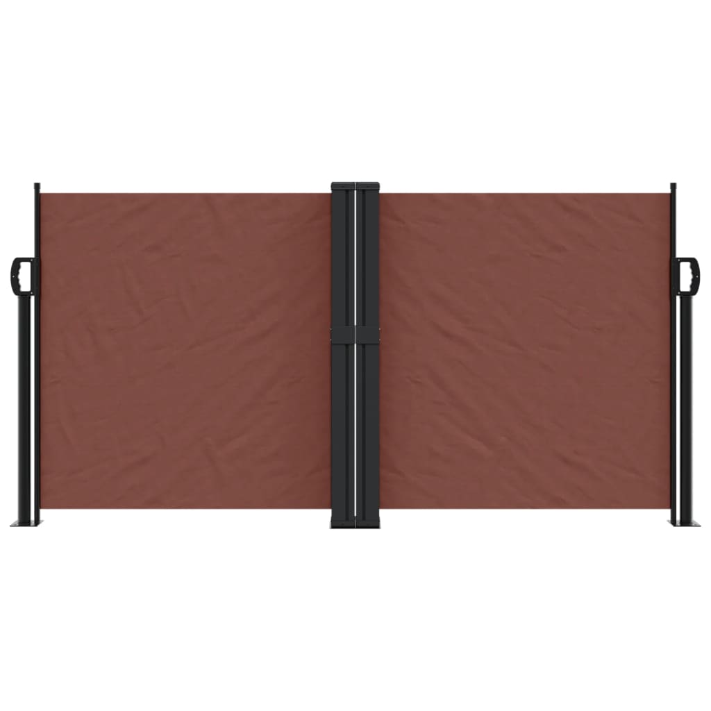 Vidaxl windscherm uittrekbaar 120x600 cm bruin