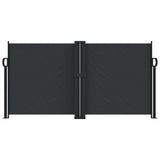 Vidaxl windscherm uittrekbaar 120x1200 cm zwart