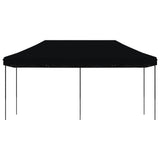 Vidaxl partytent inklapbaar pop-up 580x292x315 cm zwart