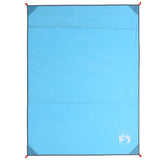 Vidaxl picknickkleed met haringen 205x155 cm blauw