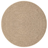 Vidaxl vloerkleed zizur binnen en buiten ø 200 cm jute look