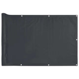 Vidaxl balkonscherm 800x75 cm pvc antracietkleurig