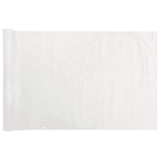 Vidaxl balkonscherm 600x75 cm pvc wit