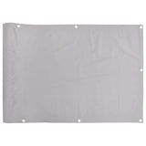 Vidaxl balkonscherm 1000x90 cm pvc grijs