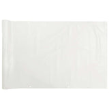 Vidaxl balkonscherm 400x90 cm pvc wit