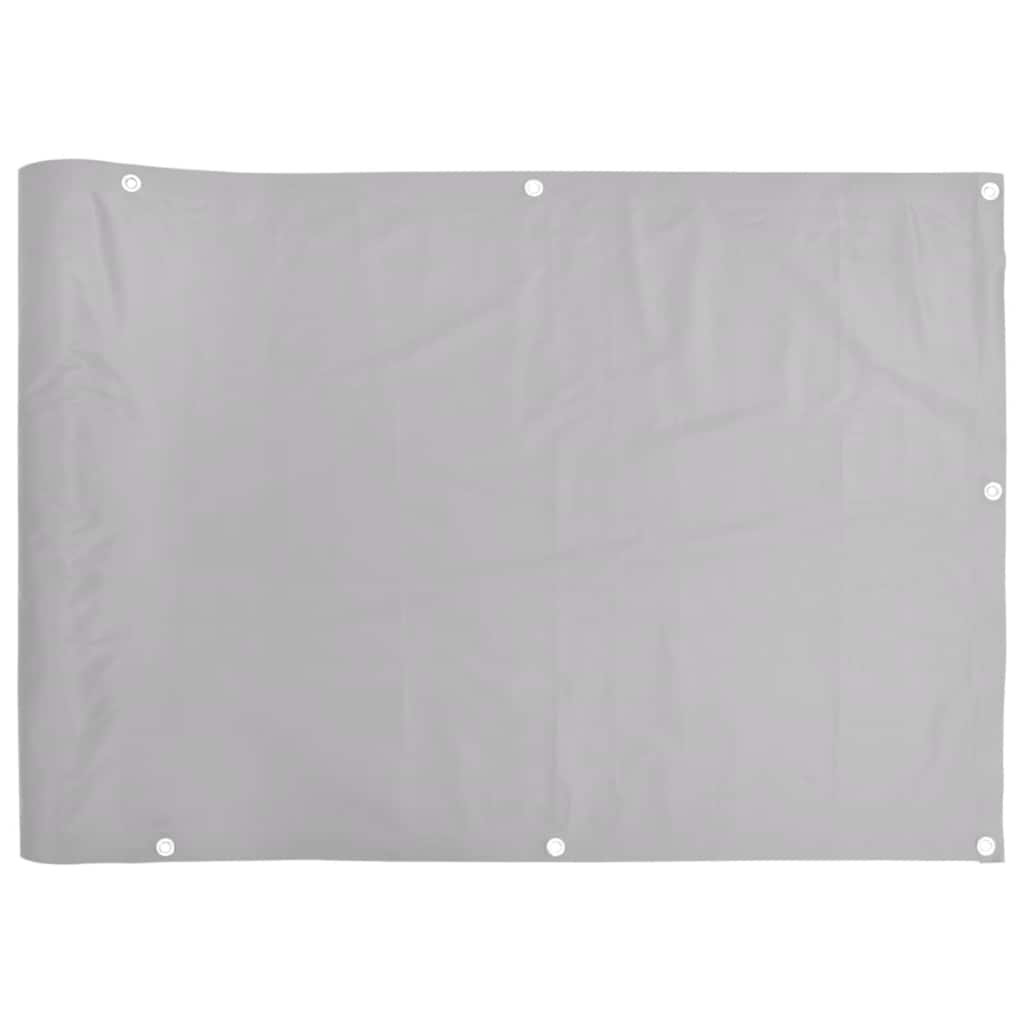 Vidaxl balkonscherm 400x120 cm pvc grijs