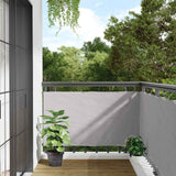 Vidaxl balkonscherm 400x120 cm pvc grijs
