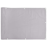 Vidaxl balkonscherm 800x120 cm pvc grijs