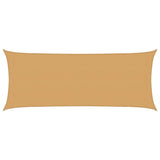 Vidaxl zonnezeil 160 g m² rechthoekig 2x4,5 m hdpe zandkleurig