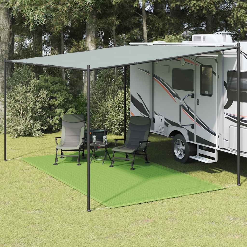 Vidaxl tenttapijt 250x400 cm hdpe lichtgroen