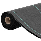 Vidaxl onkruidmembraan zwart 0,5x50 m pp