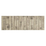 Vidaxl keukenmat wasbaar hekprint 60x180 cm fluweel