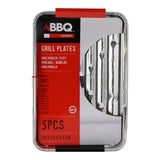 Bbq grillschalen 34x23x2.5 cm 5 stuks